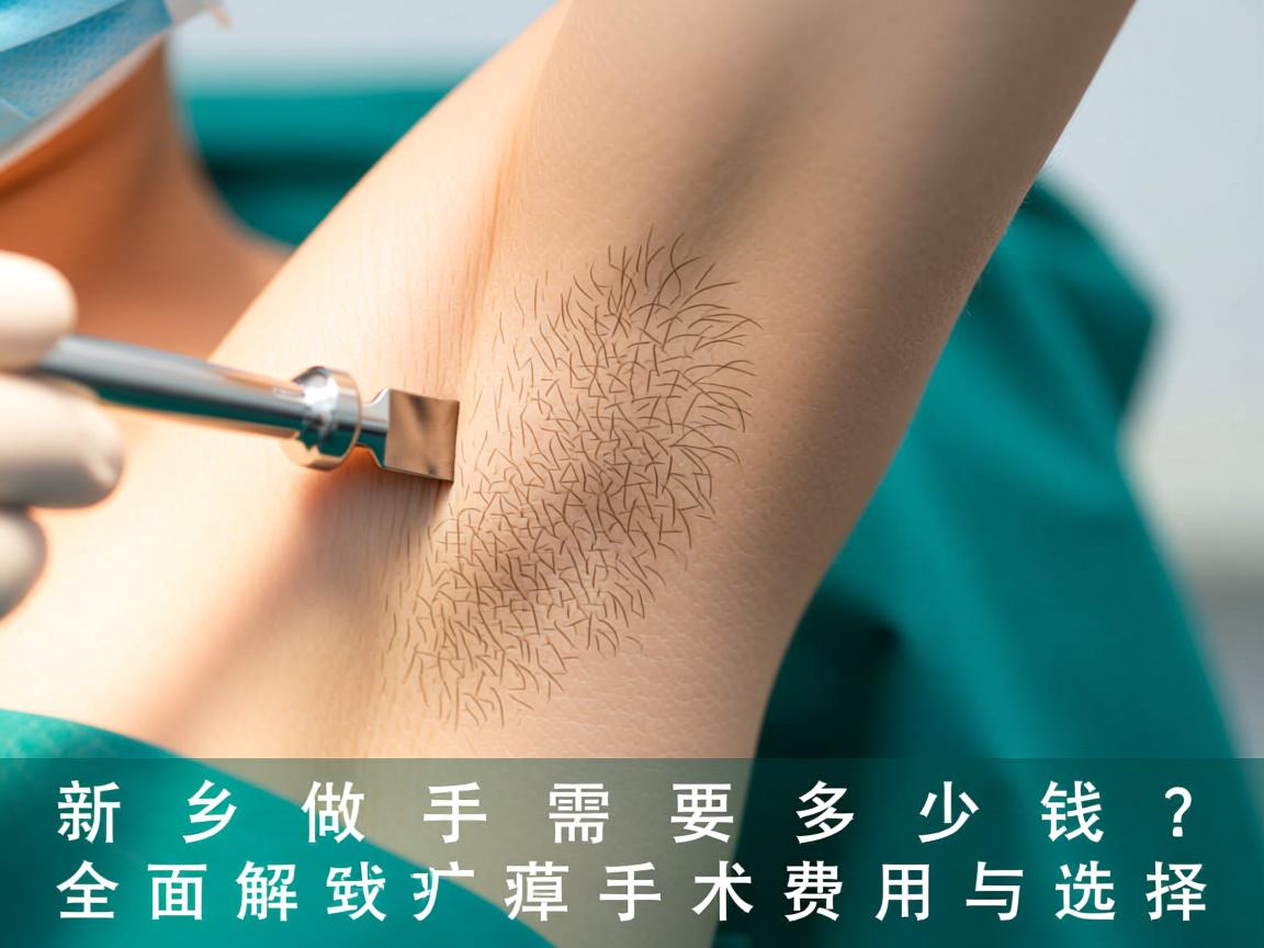 在新乡做腋臭手术需要多少钱？全面解析腋臭手术费用与选择