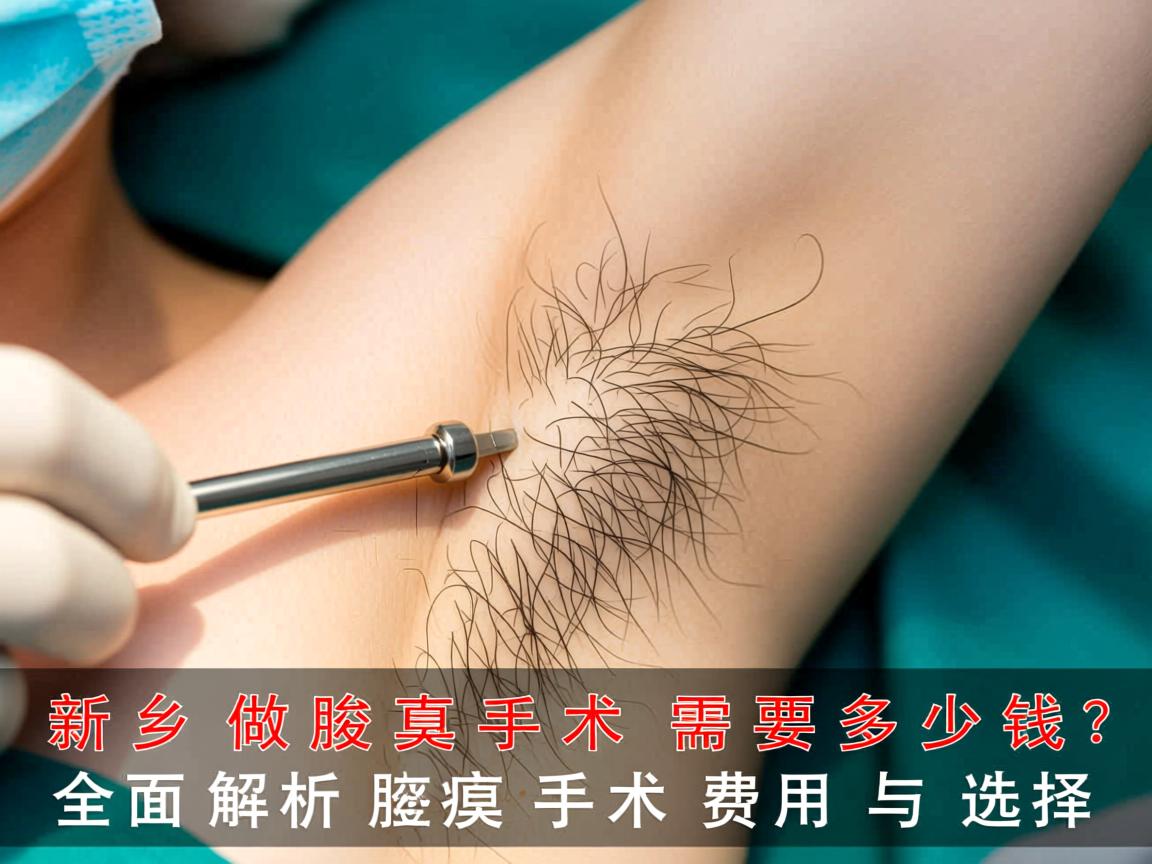 在新乡做腋臭手术需要多少钱？全面解析腋臭手术费用与选择