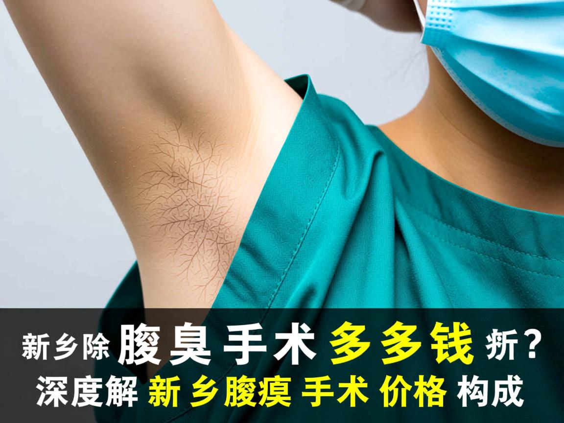 新乡除腋臭手术多少钱？深度解析新乡腋臭手术价格构成