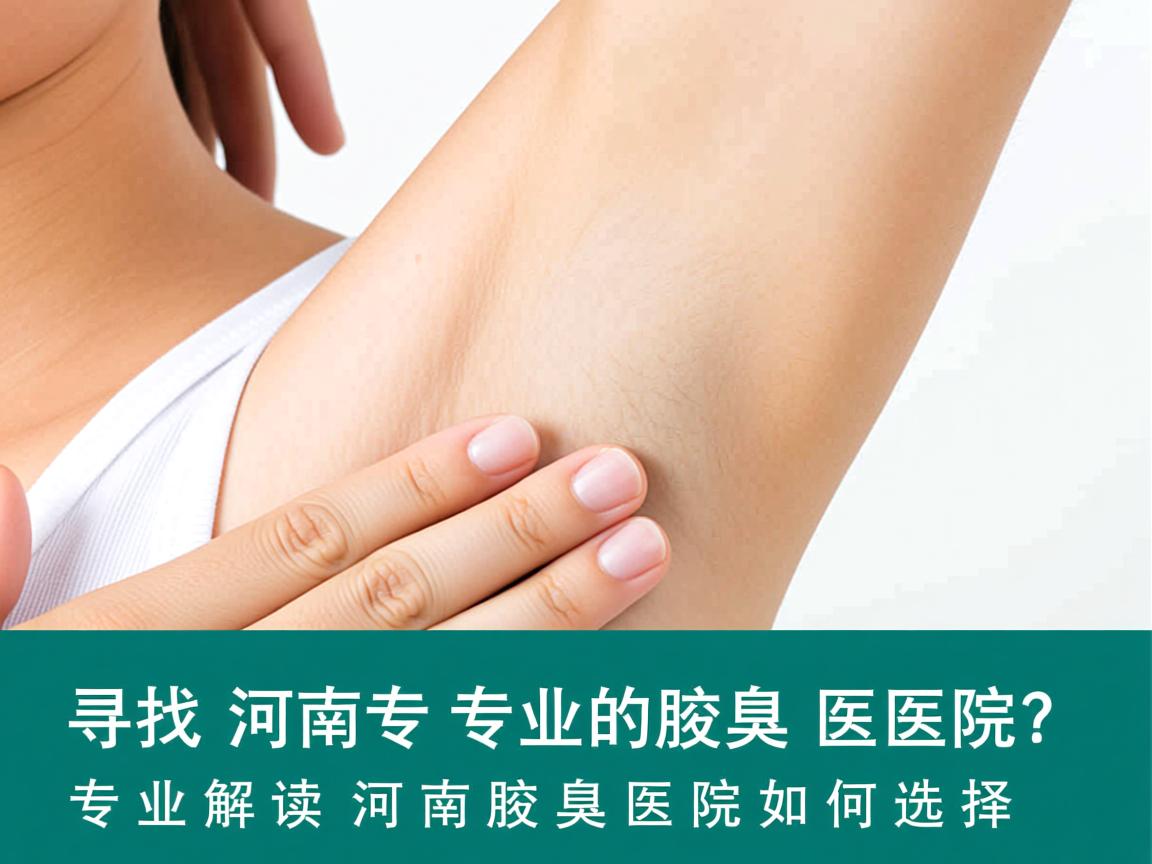 寻找河南专业的腋臭医院？专业解读河南腋臭医院如何选择