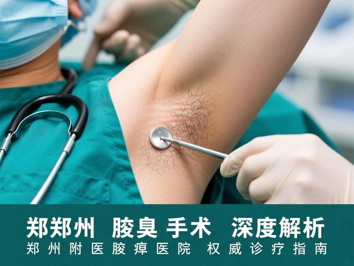 郑州腋臭手术深度解析，郑州附医腋臭医院的权威诊疗指南