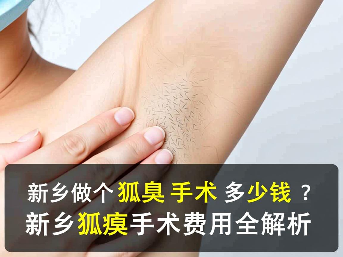新乡做个狐臭手术多少钱？新乡狐臭手术费用全解析