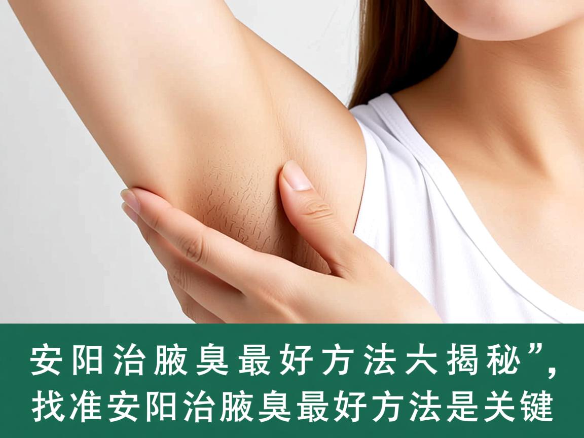 安阳治腋臭最好方法大揭秘，找准安阳治腋臭最好方法是关键