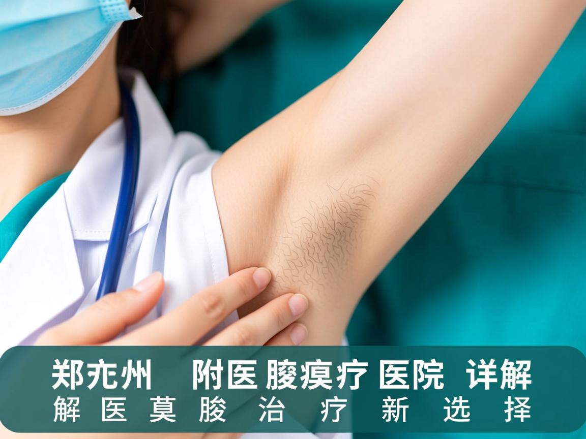 深度解析腋臭治疗，郑州附医腋臭医院详解腋臭治疗新选择