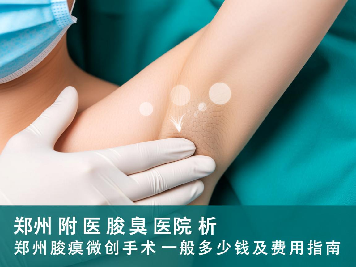 郑州附医腋臭医院解析，郑州腋臭微创手术一般多少钱及费用指南