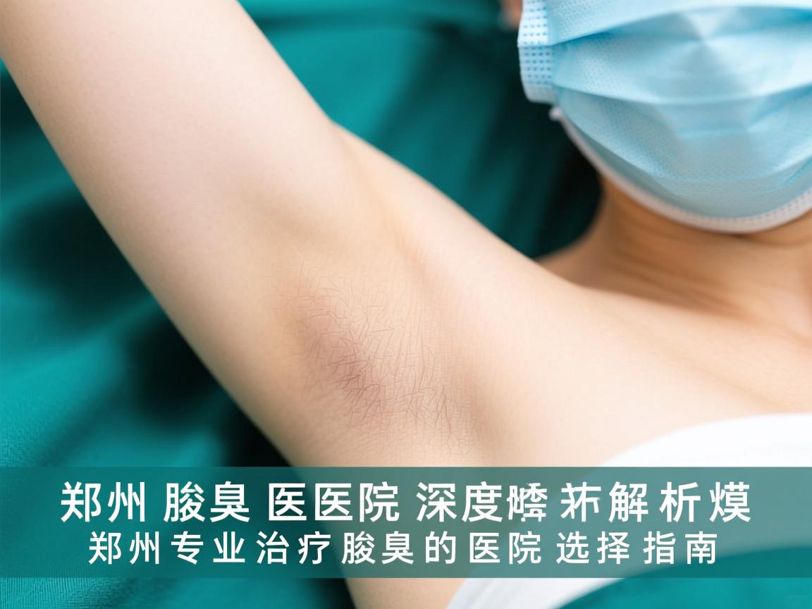 郑州腋臭医院深度解析，郑州专业治疗腋臭的医院选择指南
