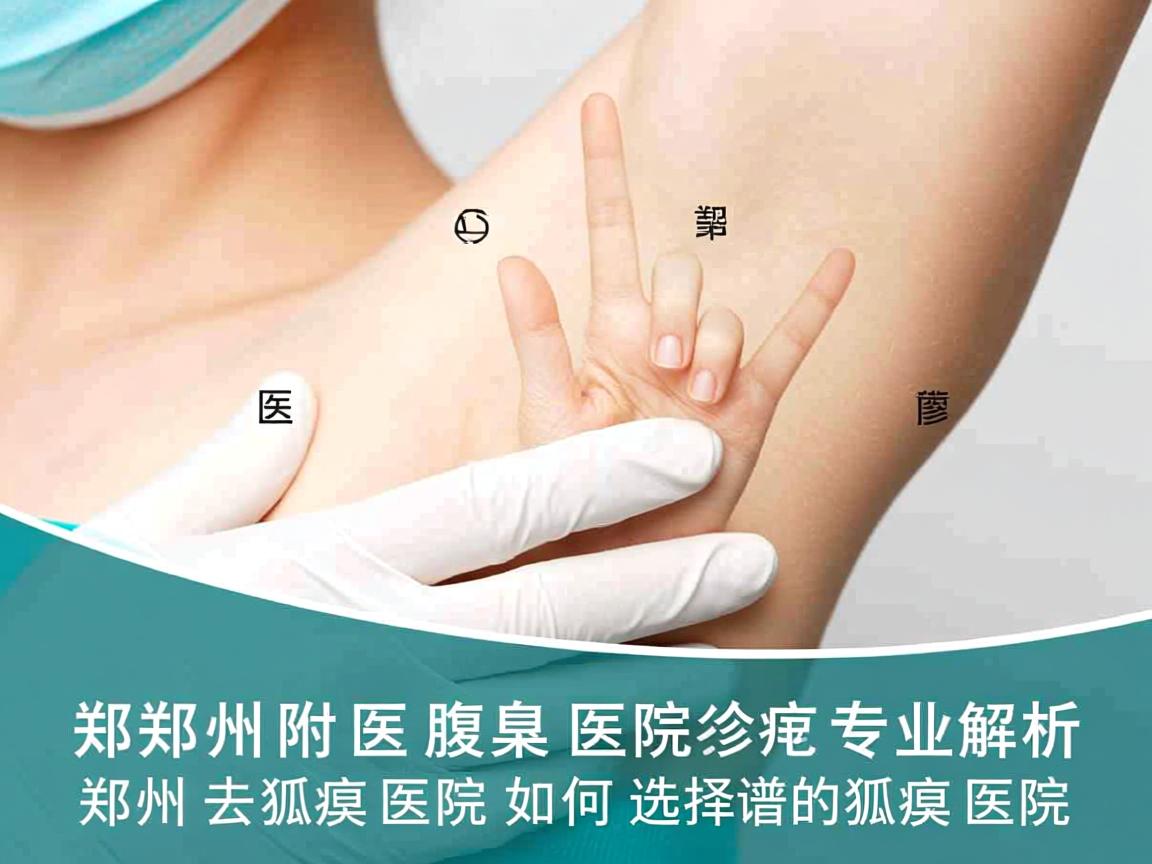 郑州附医腋臭医院专业解析，郑州去狐臭医院如何选择靠谱的狐臭医院
