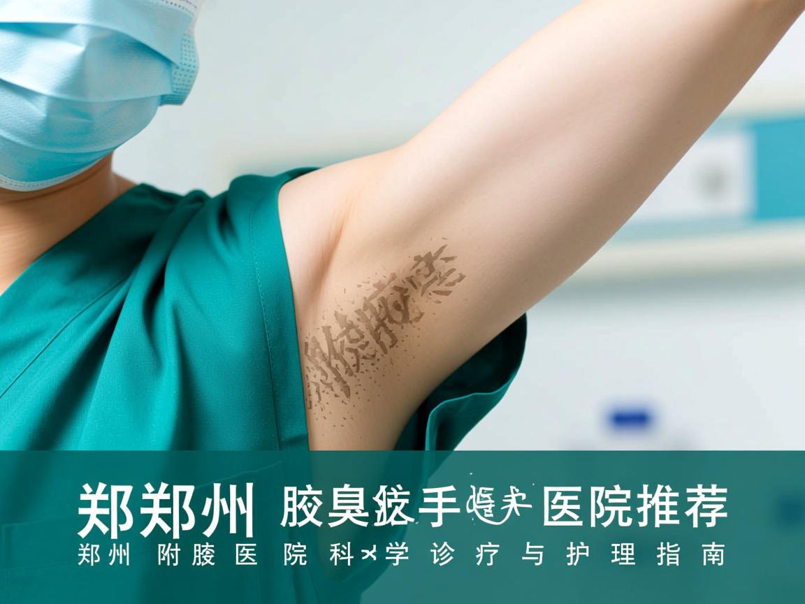 郑州腋臭手术医院推荐，郑州附医腋臭医院的科学诊疗与护理指南