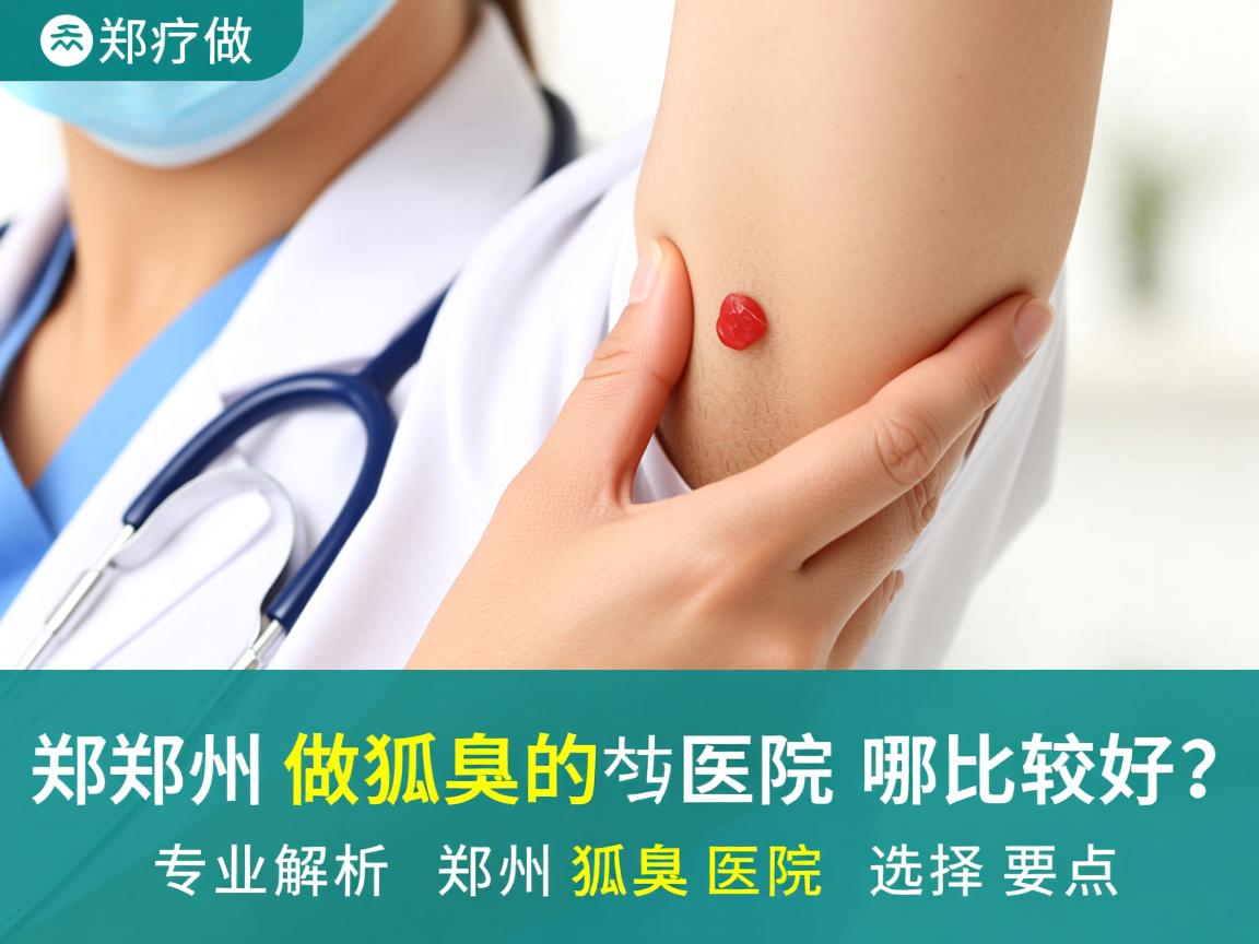 郑州做狐臭的医院哪家比较好？专业解析郑州狐臭医院的选择要点