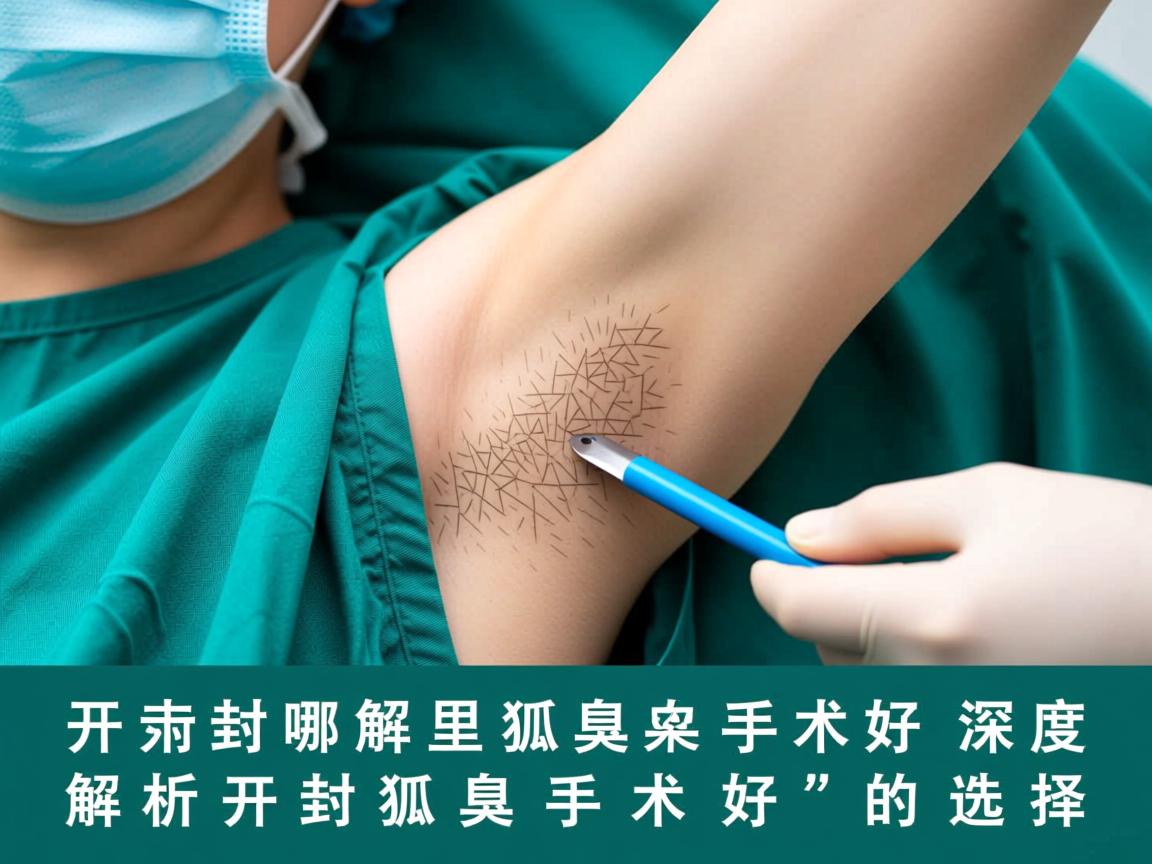 开封哪里狐臭手术好？深度解析开封狐臭手术好的选择