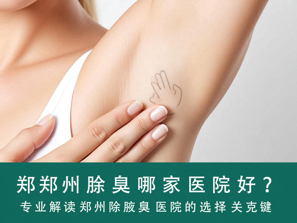 郑州除腋臭哪家医院好？专业解读郑州除腋臭医院的选择关键