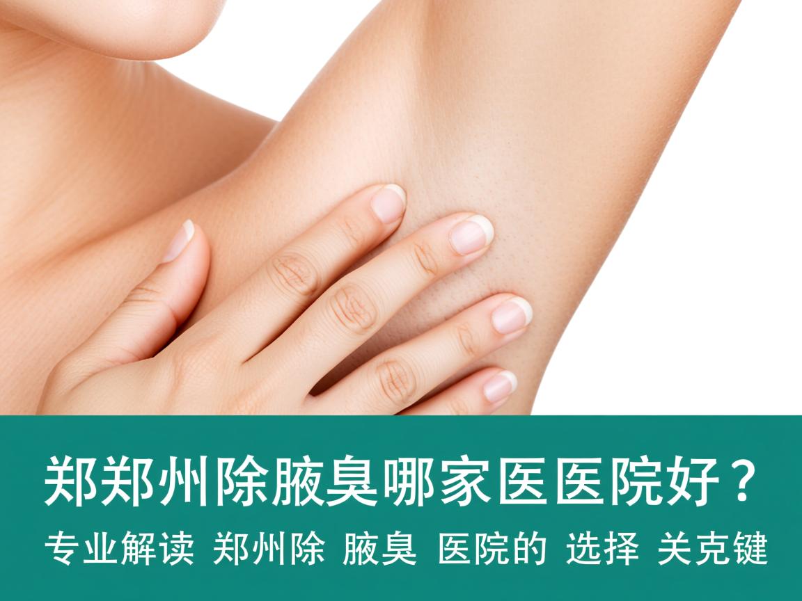 郑州除腋臭哪家医院好？专业解读郑州除腋臭医院的选择关键