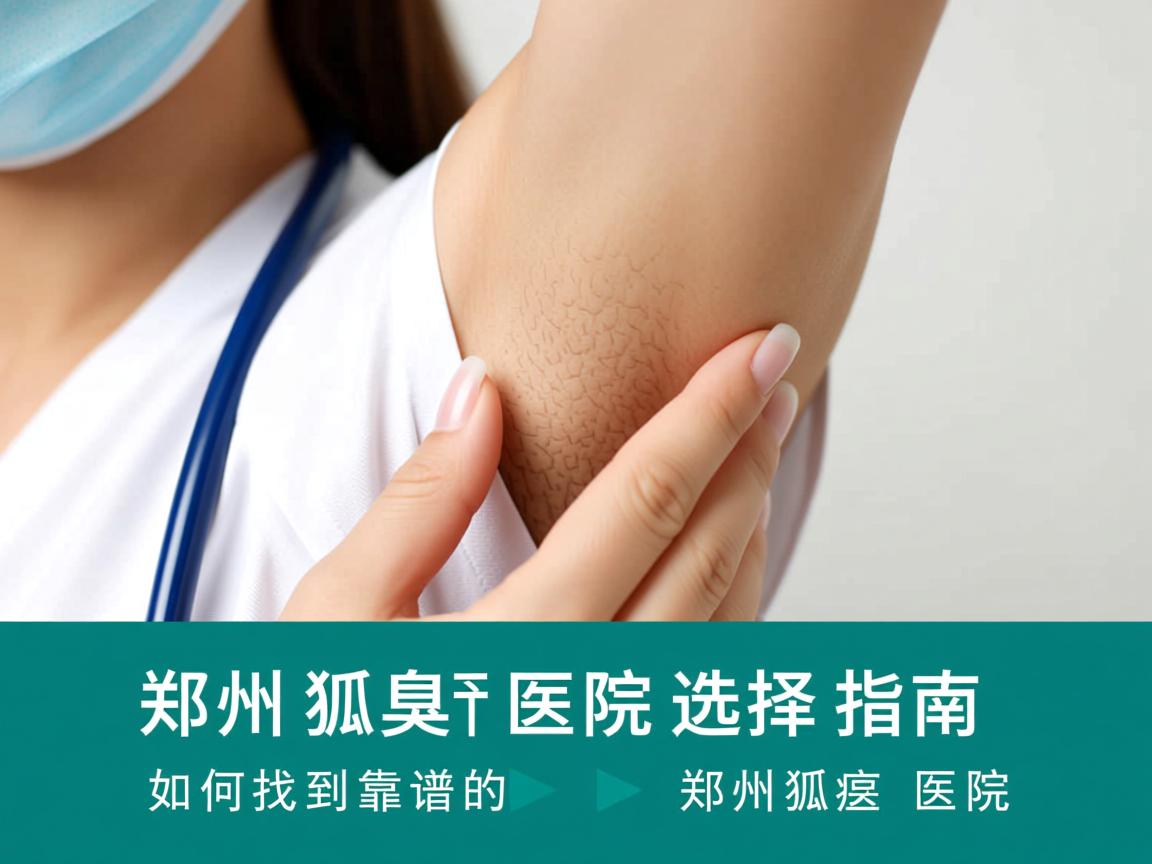 郑州狐臭医院选择指南，如何找到靠谱的郑州狐臭医院