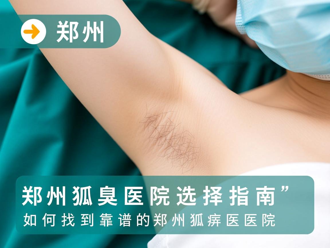郑州狐臭医院选择指南，如何找到靠谱的郑州狐臭医院