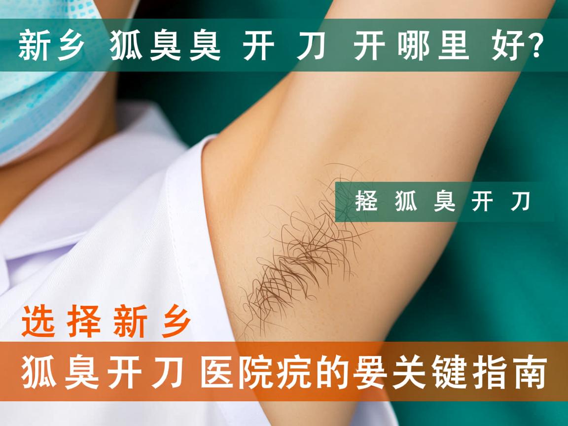 新乡狐臭开刀哪里好？选择新乡狐臭开刀医院的关键指南