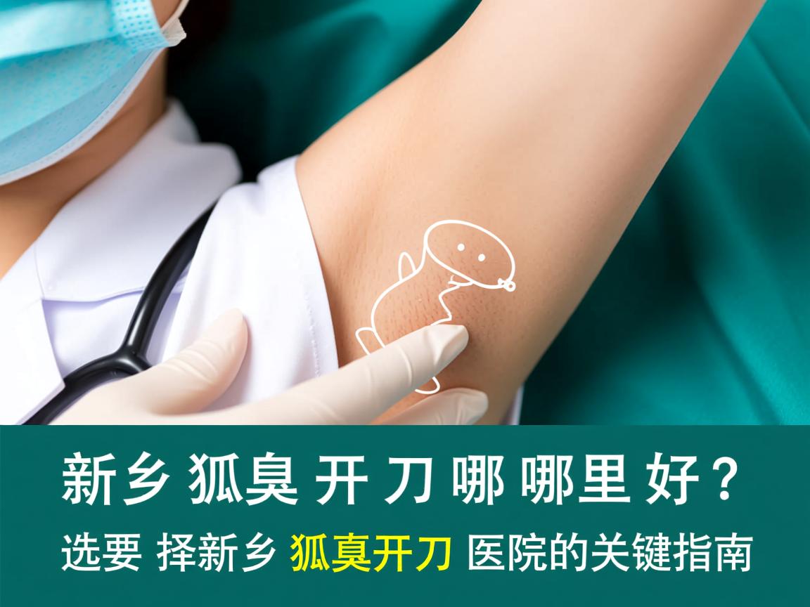 新乡狐臭开刀哪里好？选择新乡狐臭开刀医院的关键指南