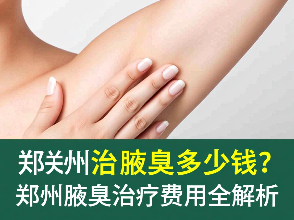 郑州治疗腋臭多少钱？郑州腋臭治疗费用全解析