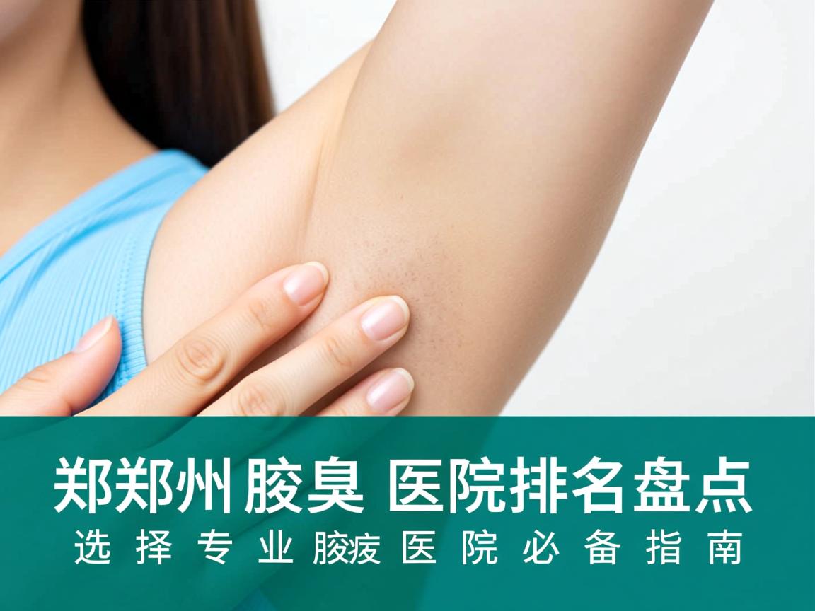 郑州腋臭医院排名盘点，选择专业腋臭医院的必备指南