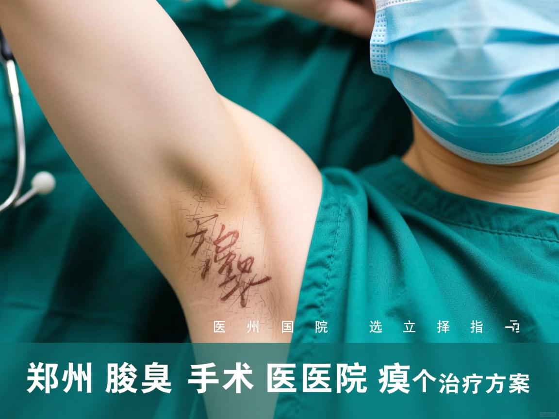 郑州腋臭手术医院选择指南,解析郑州国立医院的腋臭治疗方案 郑州腋臭手术医院选择指南,解析郑州国立医院的腋臭治疗方案