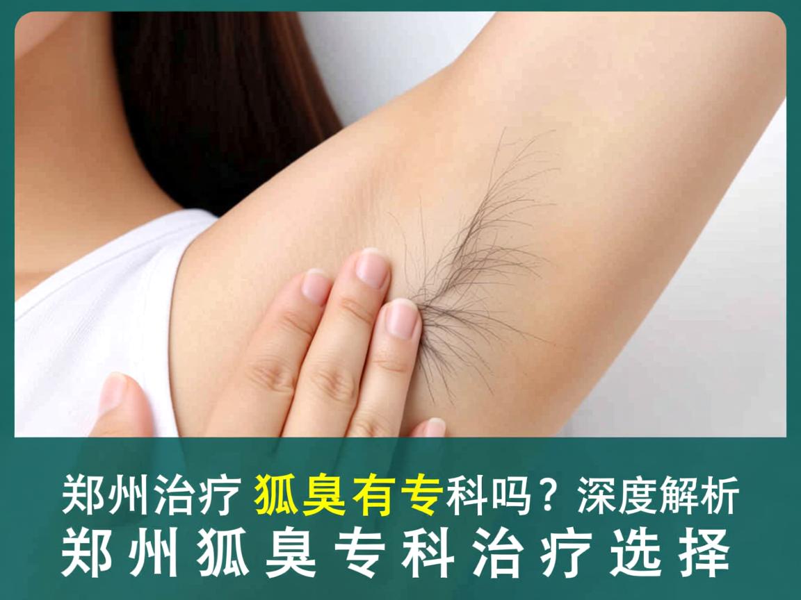 郑州治疗狐臭有专科吗？深度解析郑州狐臭专科治疗选择