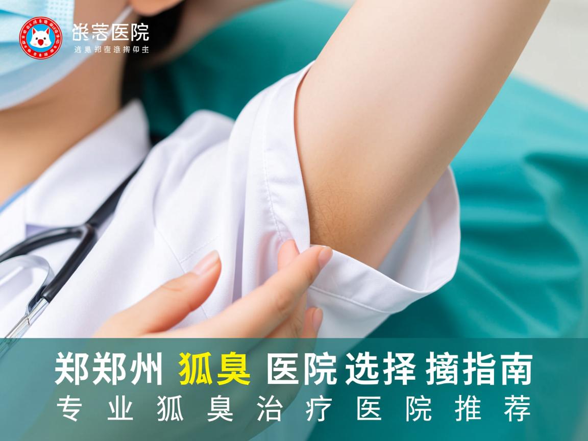 郑州狐臭医院选择指南，专业狐臭治疗医院推荐