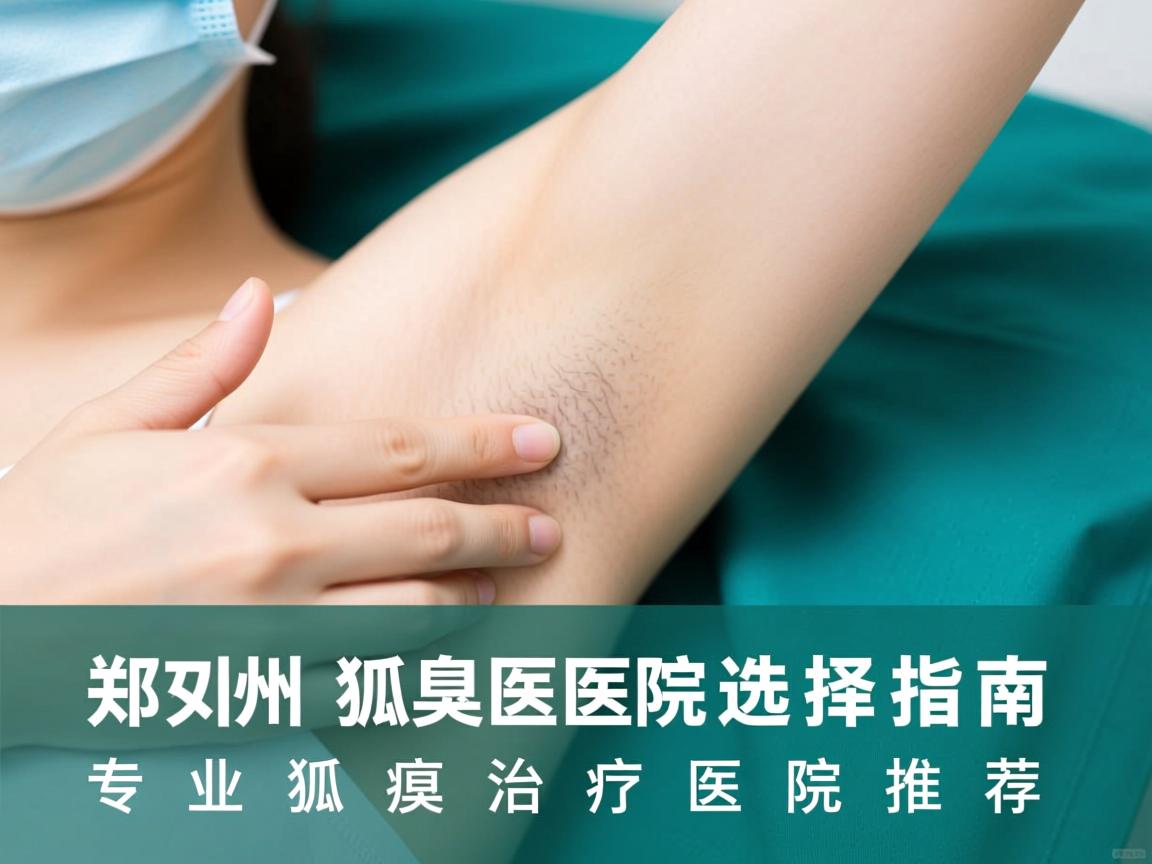 郑州狐臭医院选择指南，专业狐臭治疗医院推荐