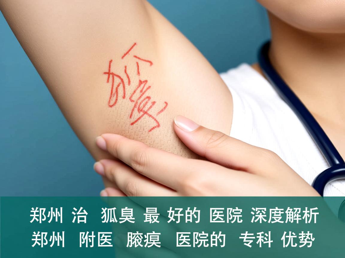 郑州治狐臭最好的医院深度解析，郑州附医腋臭医院的专科优势