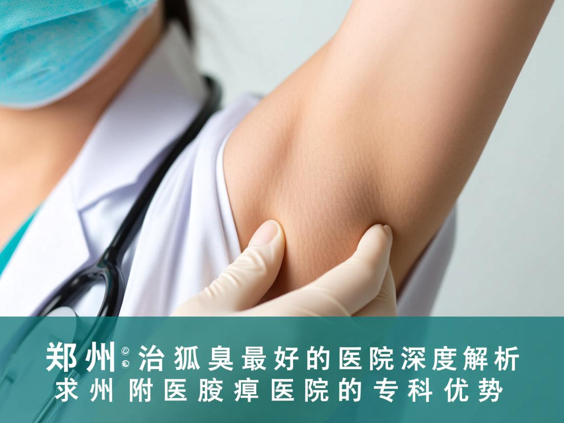 郑州治狐臭最好的医院深度解析，郑州附医腋臭医院的专科优势