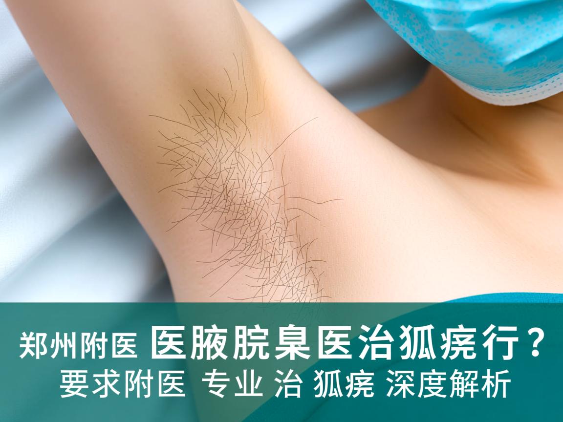 郑州附医腋臭医院治狐臭行吗？郑州附医专业治狐臭深度解析