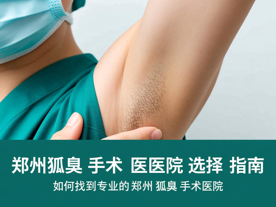 郑州狐臭手术医院选择指南，如何找到专业的郑州狐臭手术医院