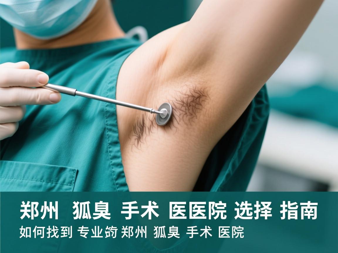 郑州狐臭手术医院选择指南，如何找到专业的郑州狐臭手术医院