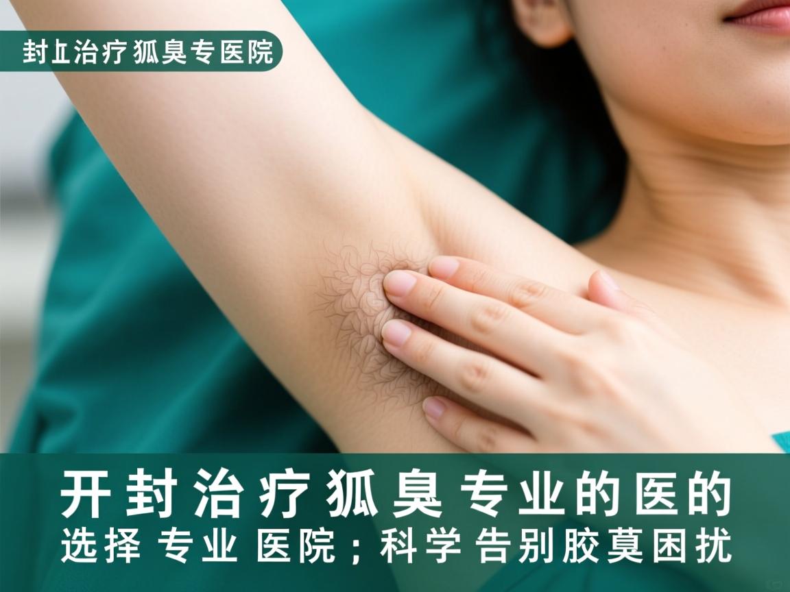 开封治疗狐臭专业的医院，选择专业医院，科学告别腋臭困扰