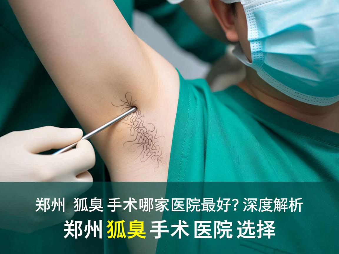 郑州狐臭手术哪家医院最好？深度解析郑州狐臭手术医院选择
