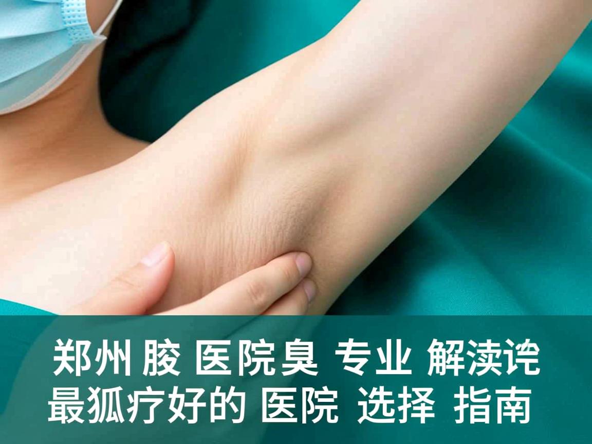 郑州腋臭医院专业解读,郑州医院治疗狐臭最好的医院选择指南 郑州腋臭医院专业解读,郑州医院治疗狐臭最好的医院选择指南