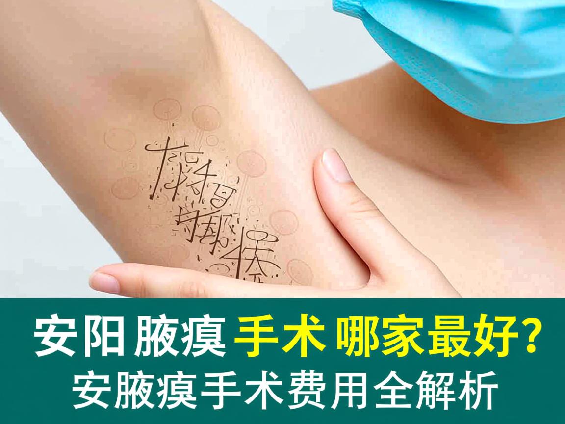 安阳腋臭手术哪家最好？安阳腋臭手术费用全解析