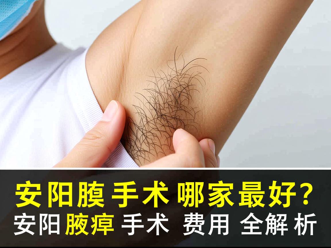 安阳腋臭手术哪家最好？安阳腋臭手术费用全解析