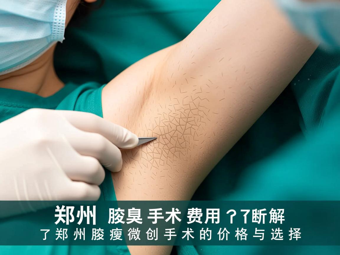 郑州腋臭手术费用解析,了解郑州腋臭微创手术的价格与选择 郑州腋臭手术费用解析,了解郑州腋臭微创手术的价格与选择