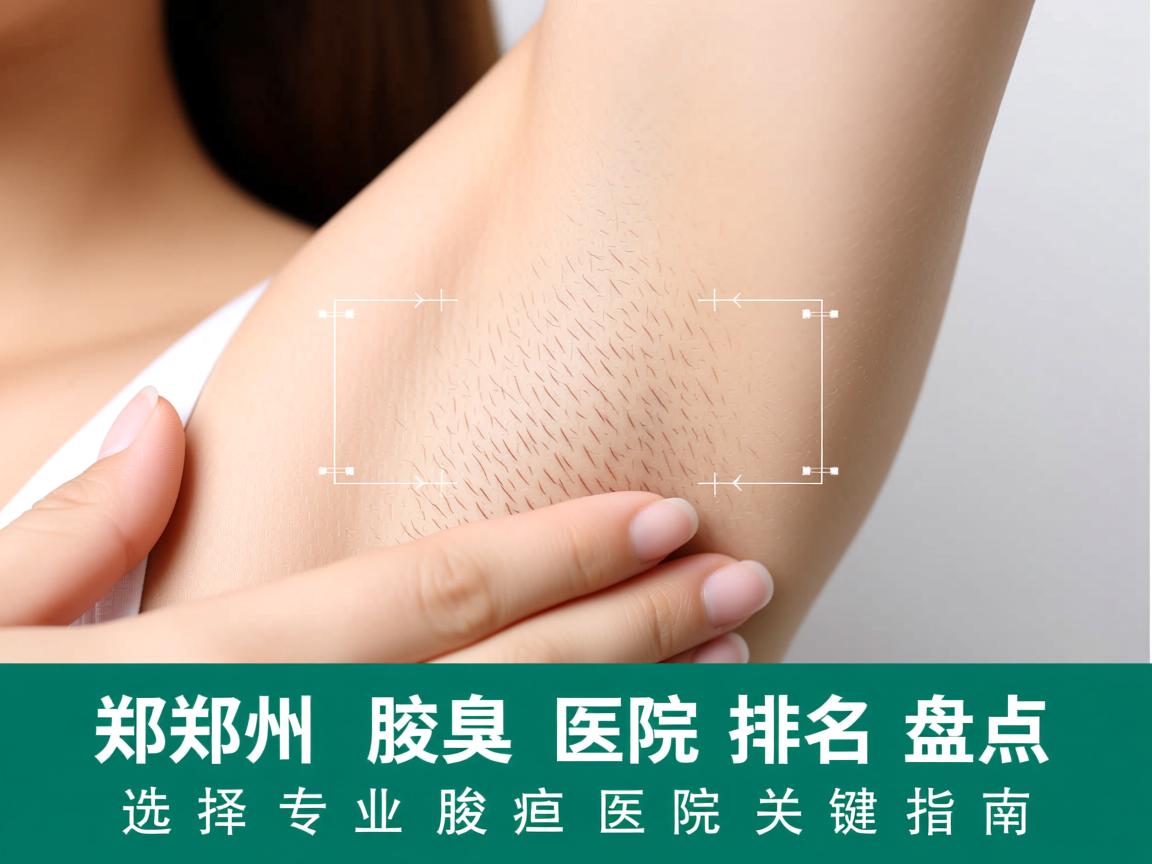 郑州腋臭医院排名盘点，选择专业腋臭医院的关键指南