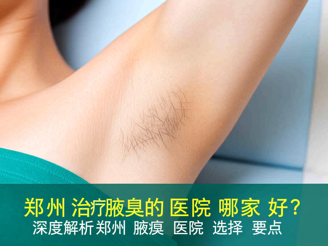 郑州治疗腋臭的医院哪家好?深度解析郑州腋臭医院的选择要点 郑州治疗腋臭的医院哪家好?深度解析郑州腋臭医院的选择要点