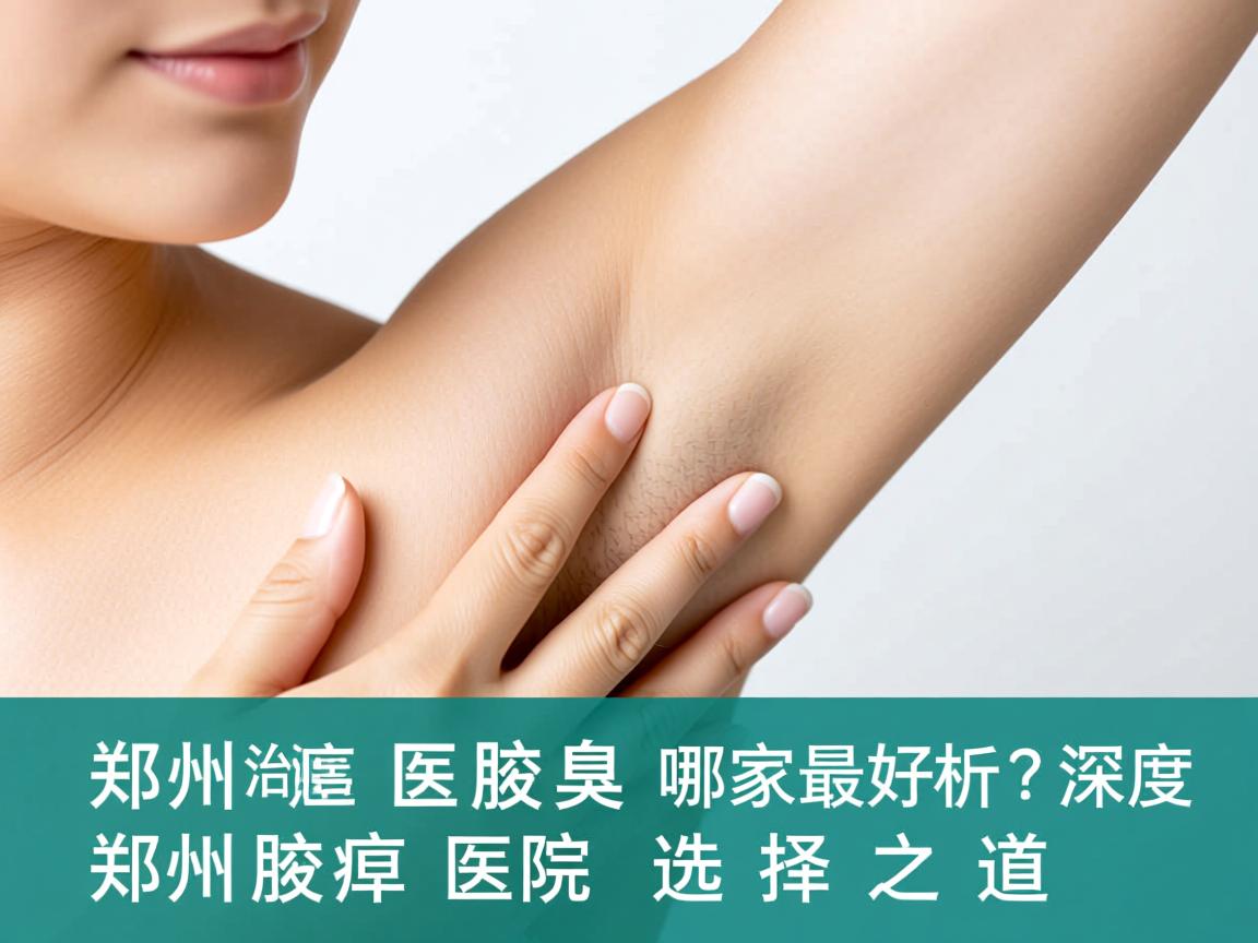 郑州治腋臭医院哪家最好？深度解析郑州腋臭医院的选择之道