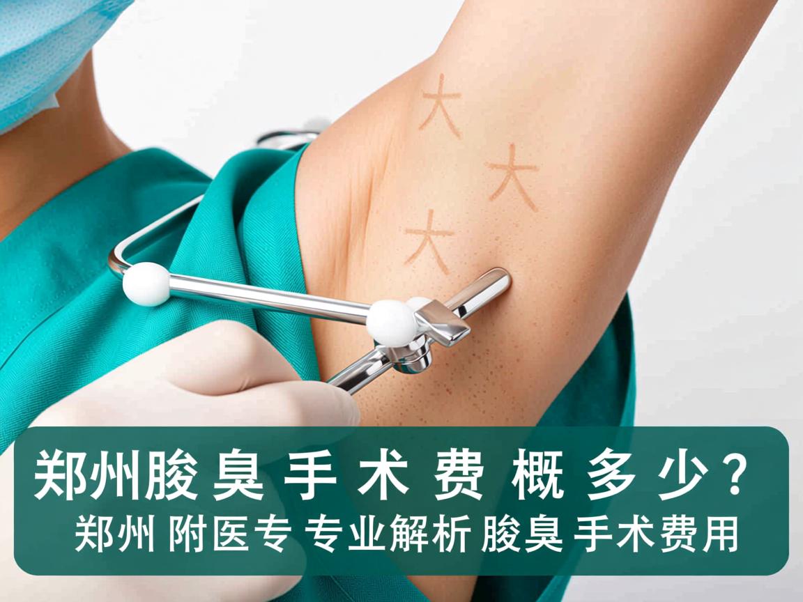 郑州腋臭手术费大概多少?郑州附医专业解析腋臭手术费用 郑州腋臭手术费大概多少?郑州附医专业解析腋臭手术费用