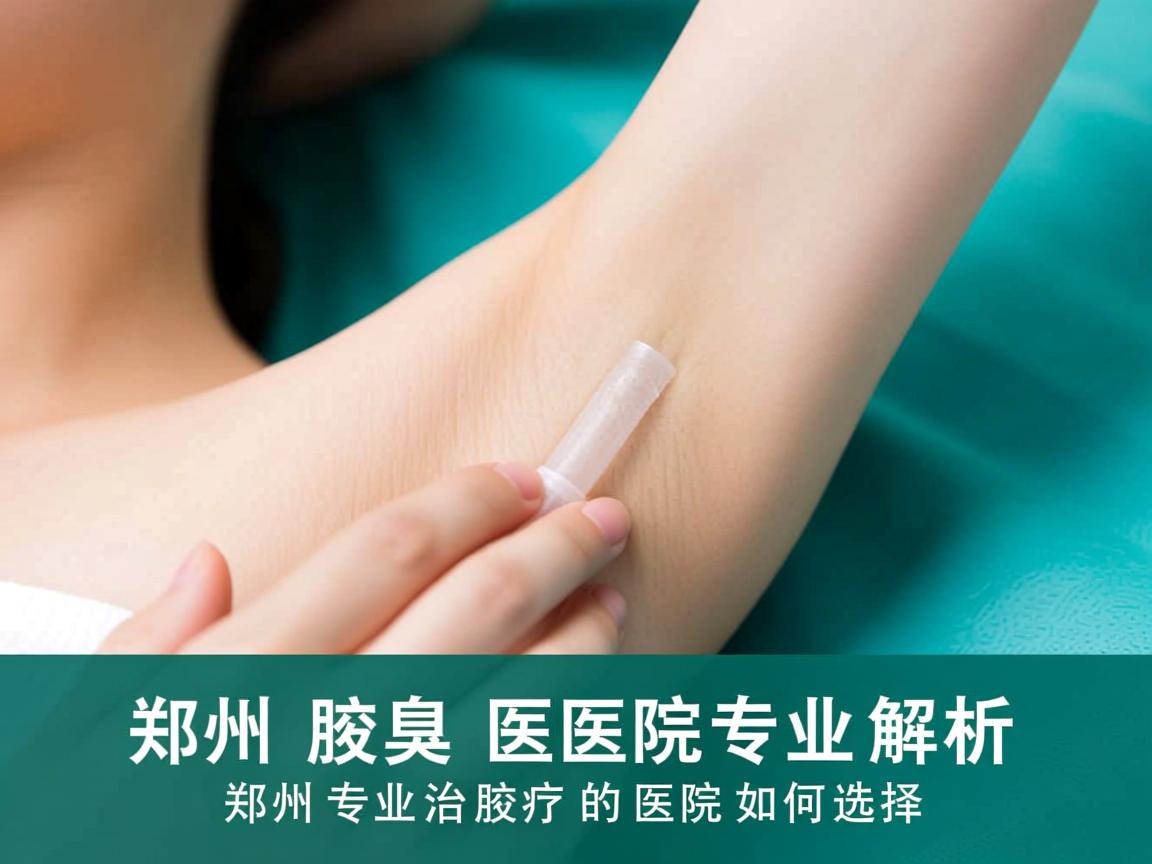 郑州腋臭医院专业解析，郑州专业治疗腋臭的医院如何选择