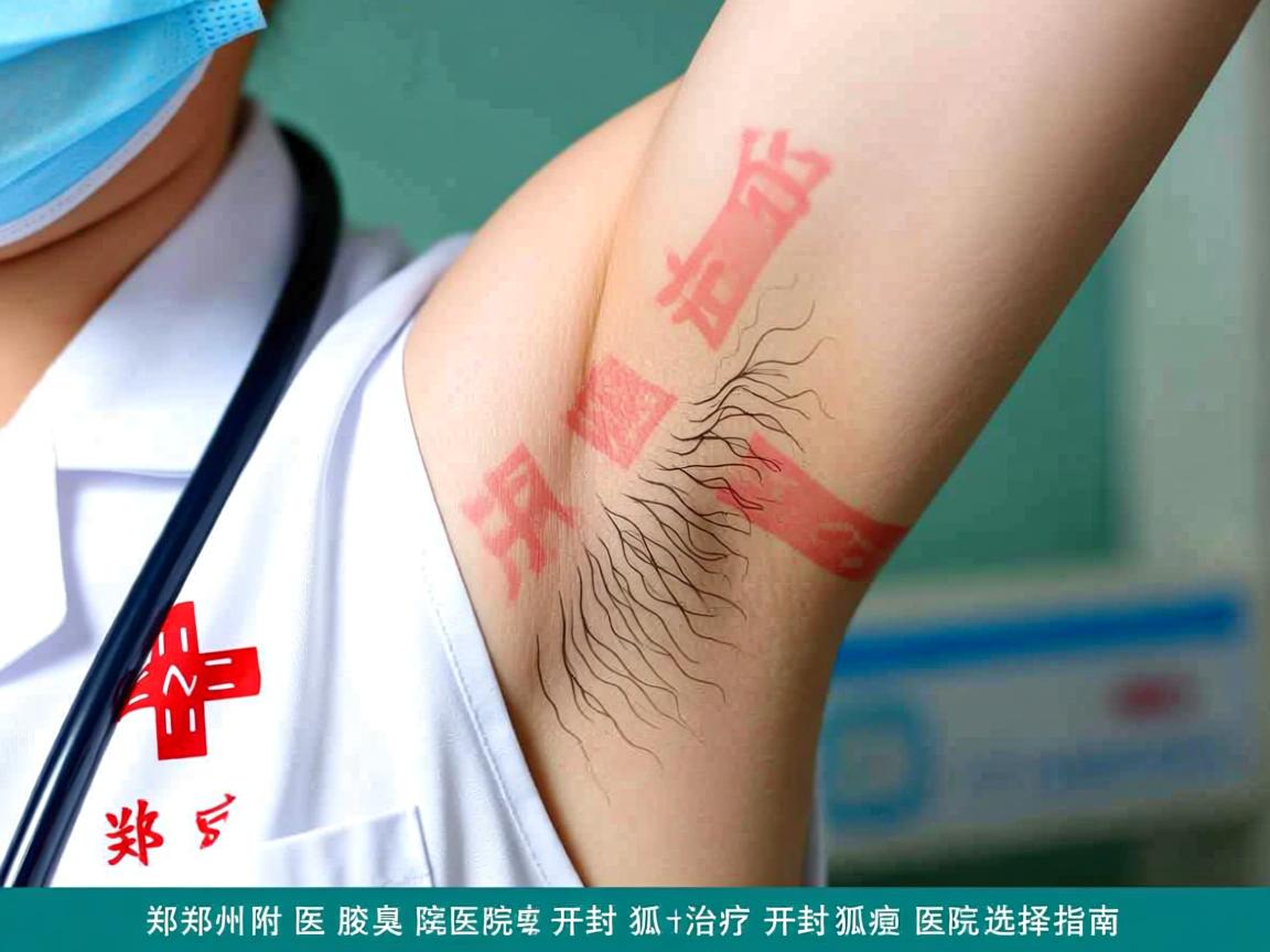 郑州附医腋臭医院专业解析，开封狐臭治疗，开封狐臭医院选择指南