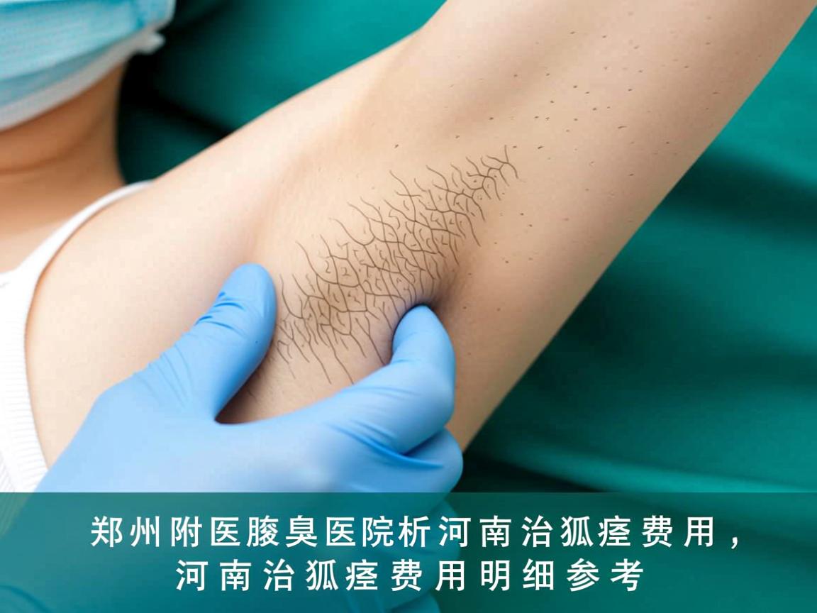 郑州附医腋臭医院解析，河南治狐臭费用，河南治狐臭费用明细参考