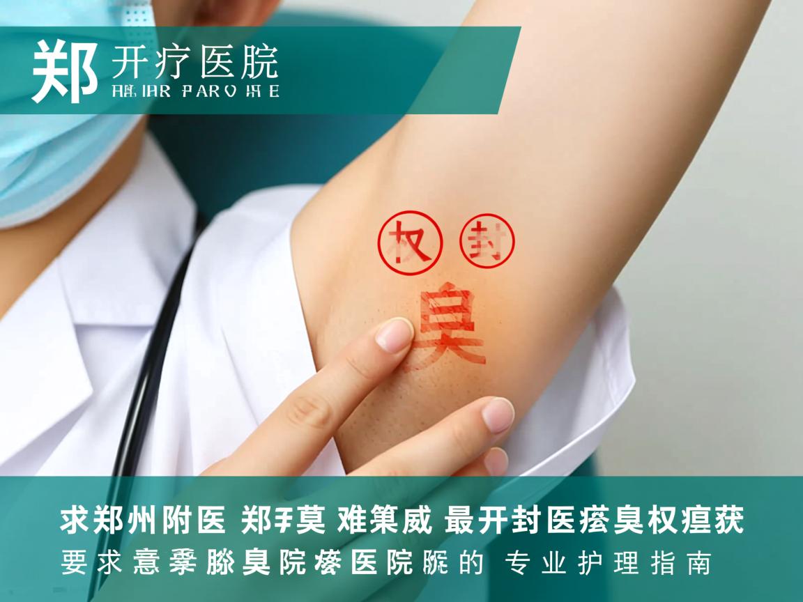 郑州附医腋臭医院，开封最权威腋臭医院的专业护理指南