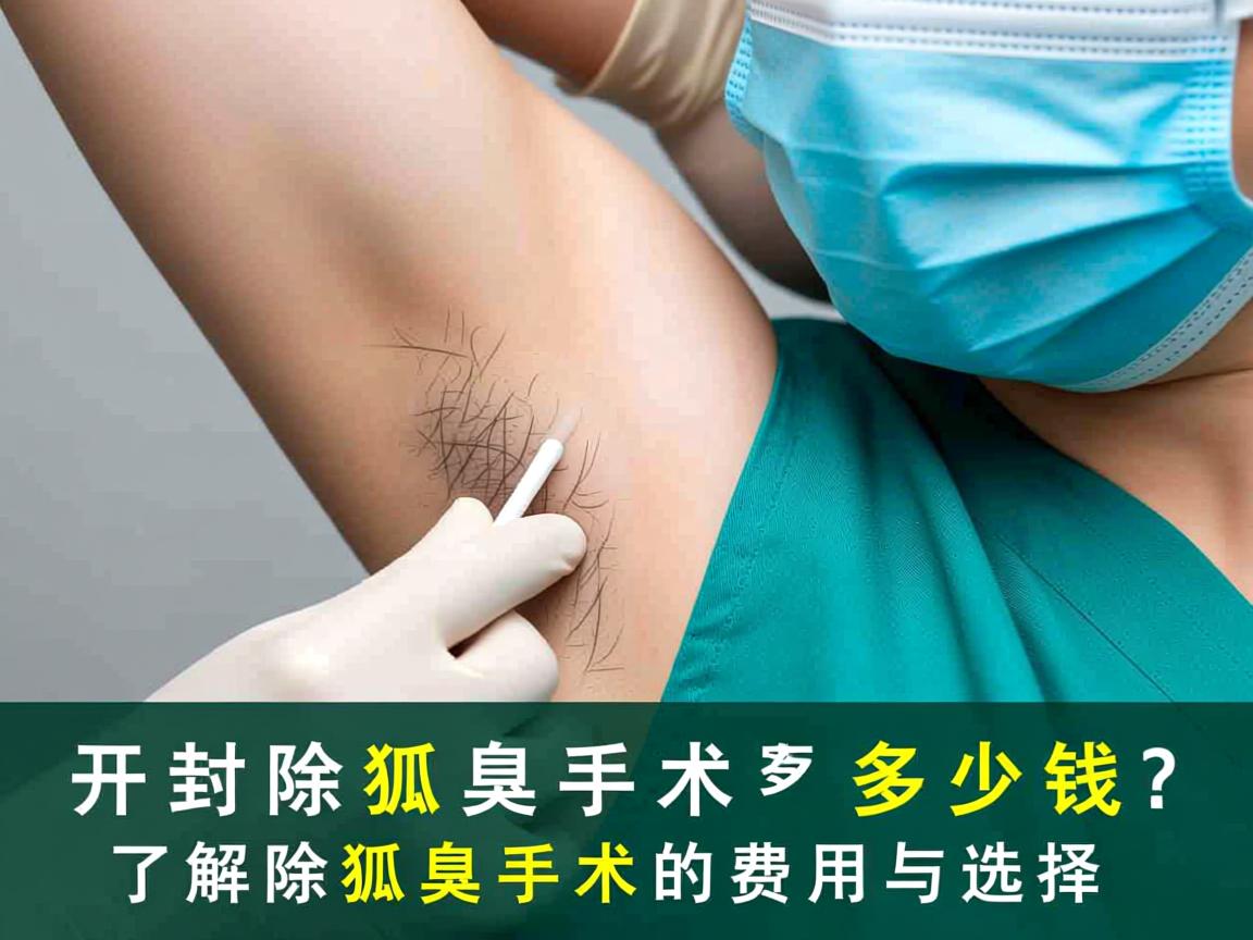 开封除狐臭手术多少钱?了解除狐臭手术的费用与选择 开封除狐臭手术多少钱?了解除狐臭手术的费用与选择