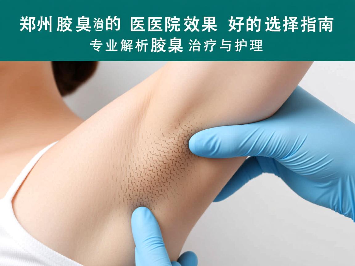 郑州治腋臭的医院效果好的选择指南,专业解析腋臭治疗与护理 郑州治腋臭的医院效果好的选择指南,专业解析腋臭治疗与护理