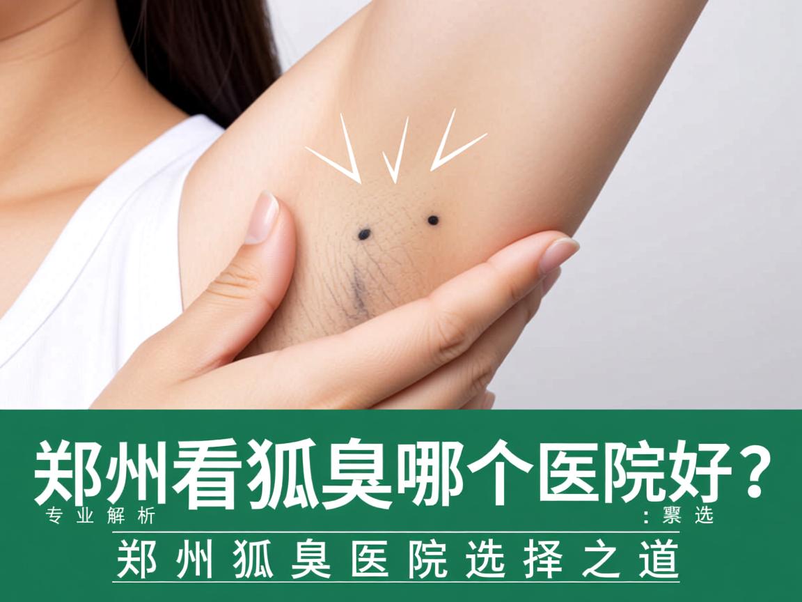 郑州看狐臭哪个医院好？专业解析郑州狐臭医院选择之道