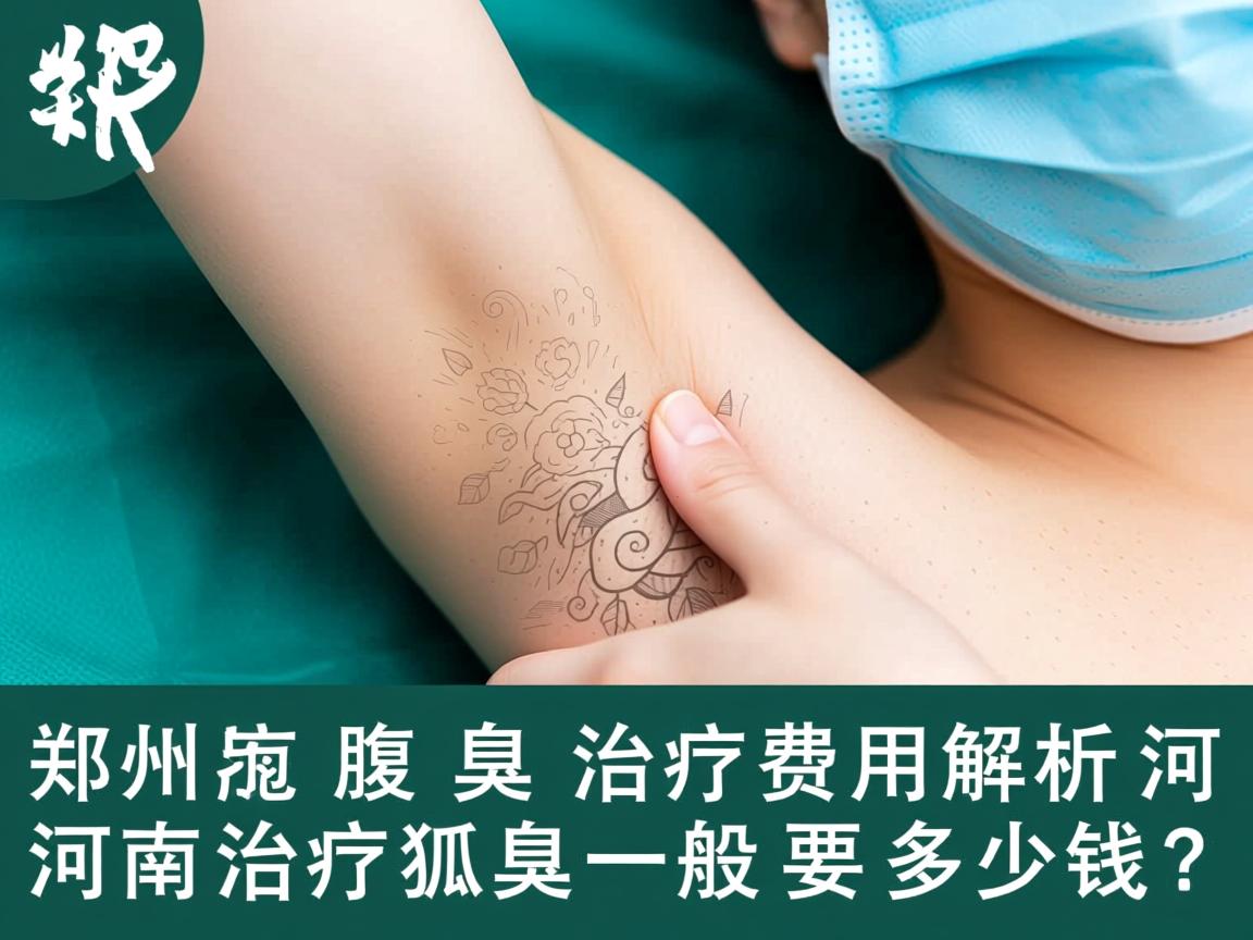 郑州腋臭治疗费用解析，河南治疗狐臭一般需要多少钱？
