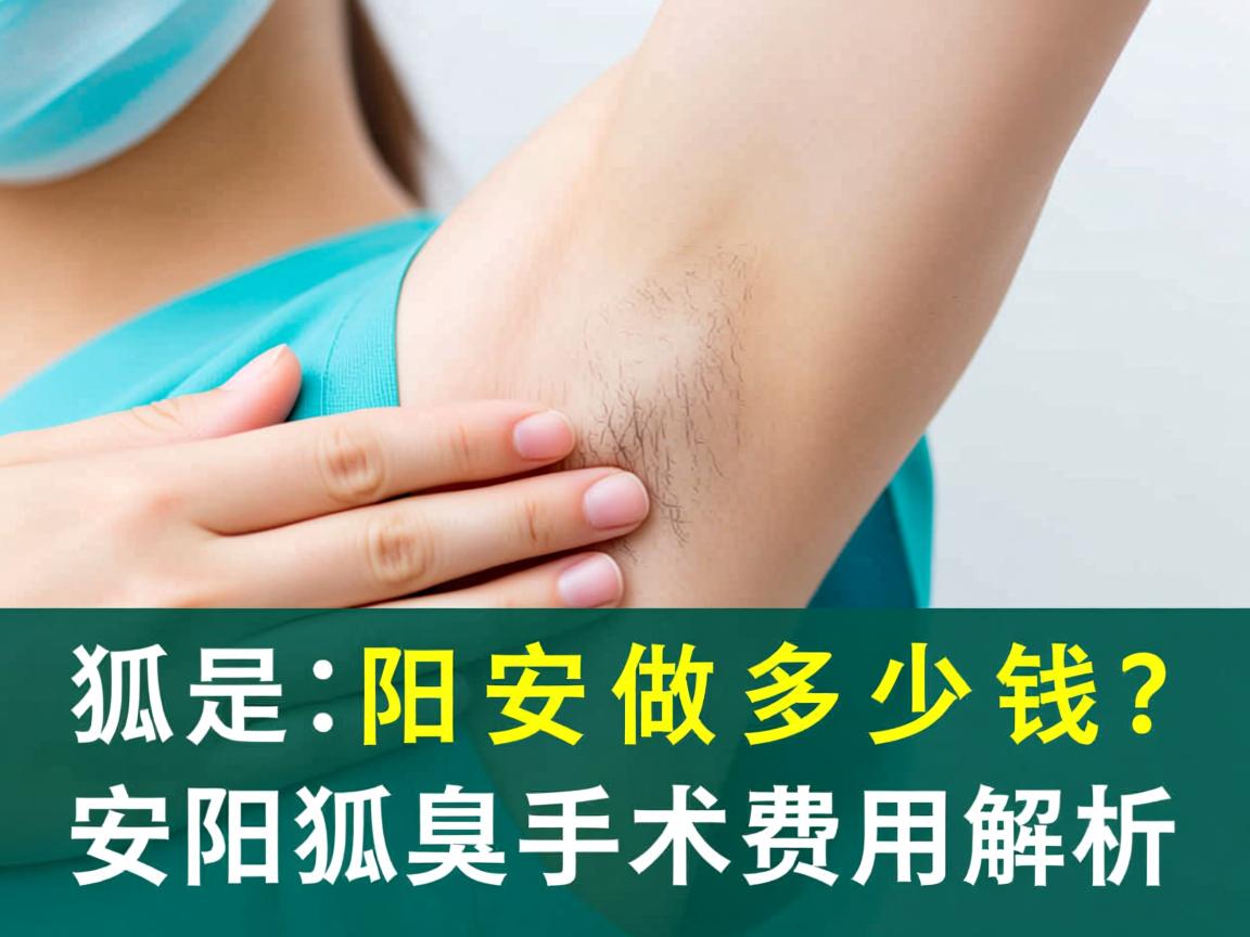 狐臭手术在安阳做多少钱？安阳狐臭手术费用解析